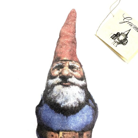 Vintage Gnomes Gnome Christmas Tree Ornament Uniebeck 1978 Stuffed w/ Tag - Picture 2 of 8
